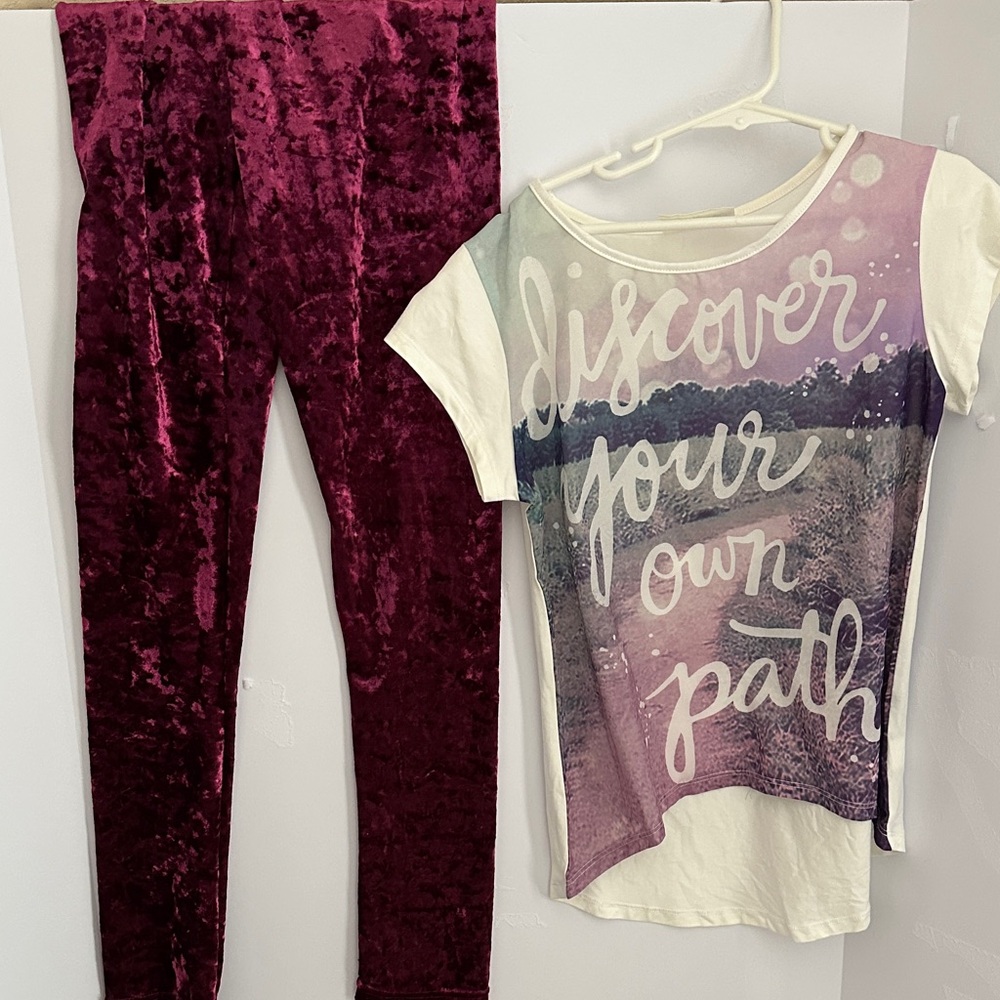 Joyfolie Pink and White Kids Matching Set